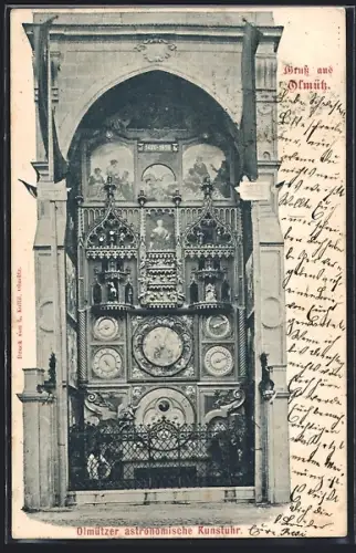 AK Olmütz, Olmützer astronomische Kunstuhr