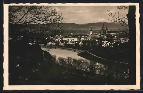AK Hranice, Panorama mit Kirche