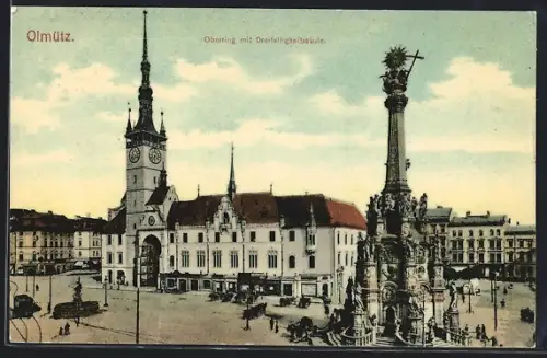 AK Olmütz, Oberring mit Dreifaltigkeitssäule