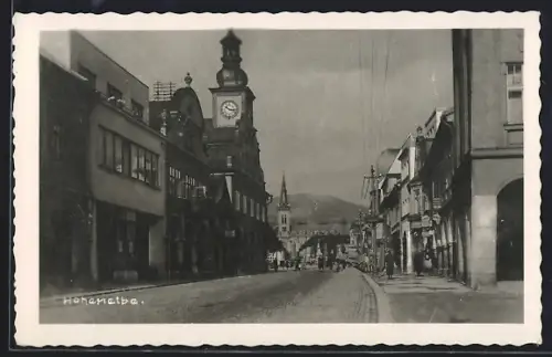 AK Hohenelbe, Strassenpartie