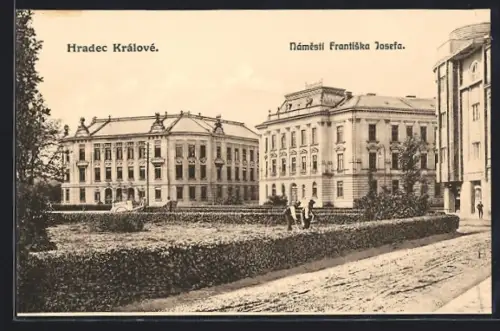 AK Hradec Kralove /Königgrätz, Namesti Frantiska Josefa