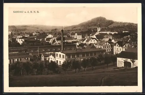 AK Sandau a. d. B. /N. B., Panorama