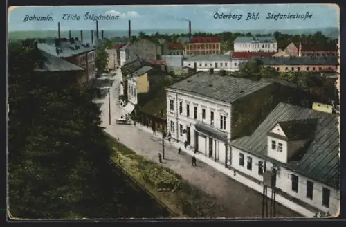 AK Oderberg, Bahnhof bei der Stephaniestrasse
