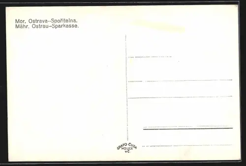 AK Mähr. Ostrau / Mor. Ostrava, Sparkasse, Sporitelna