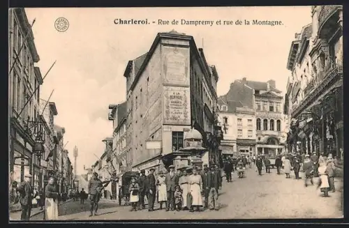 AK Charleroi, Rue de Dampremy et rue de la Montagne