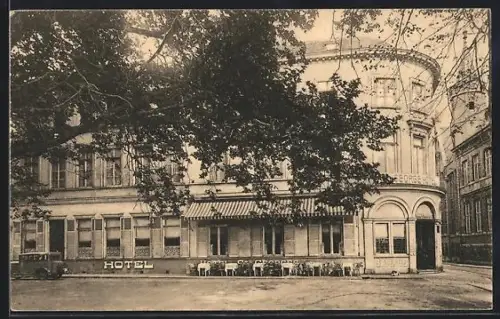 AK Bruges, St.-George Hotel, Place du Bourg