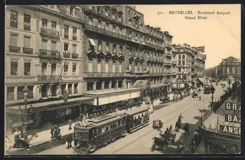 AK Bruxelles, Boulevard Anspach, Grand Hôtel