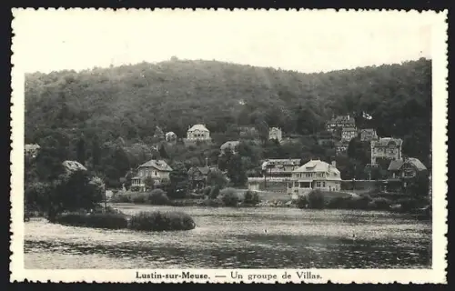 AK Lustin-sur-Meuse, Un groupe de Villas