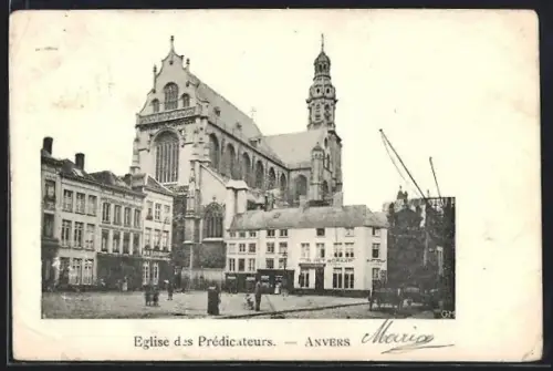 AK Anvers, Eglise des Prédicateurs