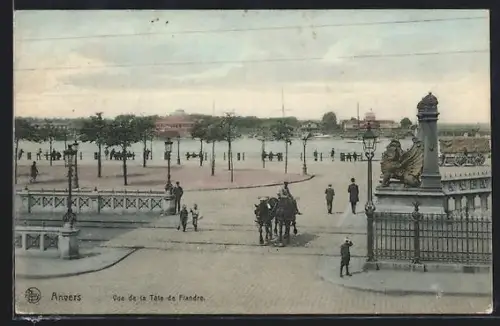 AK Anvers, Vue de la Tête de Flandre