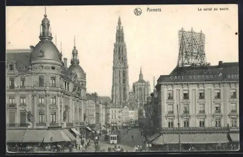 AK Anvers, Le canal au sucre