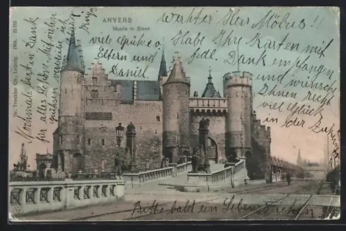 AK Anvers, Musée de Steen