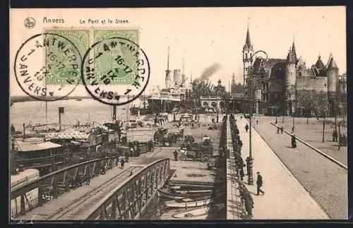 AK Anvers, Le Pont et le Steen