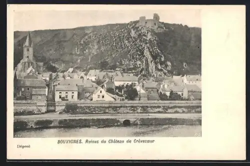 AK Bouvignes, Ruines du Chateau de Crèvecoeur