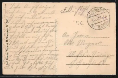 AK Poelcapelle, Kriegszerstörte Kirche