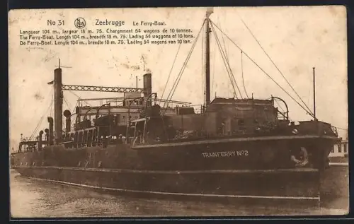 AK Zeebrugge, Le Ferry-Boat
