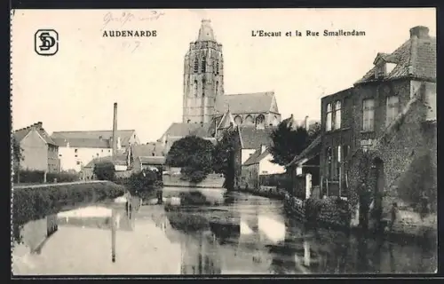 AK Audenarde, L`Escaut et la Rue Smallendam