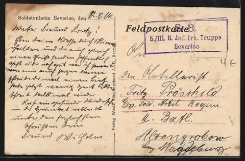 AK Beverloo, Truppenübungsplatz, Garnisonkirche