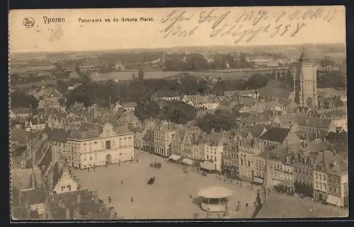 AK Yper, Panorama an Groote Markt