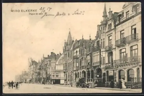 AK Middelkerke, Digue de mer