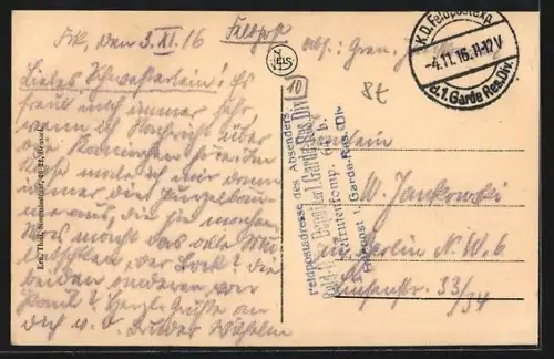 AK Roulers, Rue du Nord, Strassenansicht