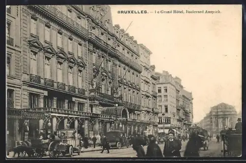 AK Bruxelles, Le Grand Hotel, Boulevard Anspach