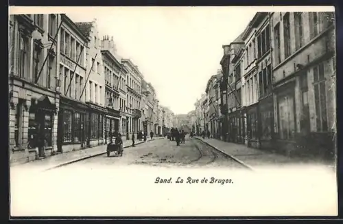 AK Gand, La Rue de Bruges