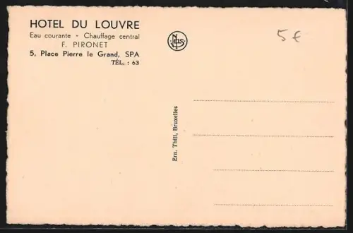 AK Spa, Place Pierre le Grand et Casino, Hotel du Louvre