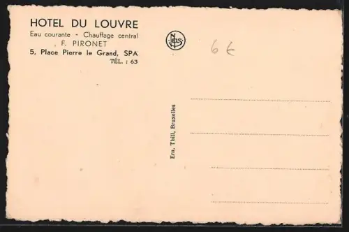 AK Spa, Place Pierre le Grand, Hotel du Louvre et Casino