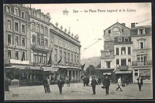AK Spa, Place Pierre Legrand, Hotel Hofermans et le Casino