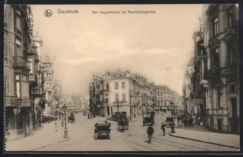 AK Oostende, De Van Iseghemlaan en de Koninklijkestraat