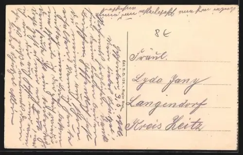 AK Menin, La Passerelle, Strassenleben