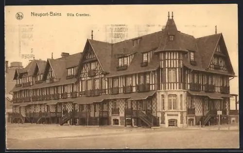 AK Nieuport-Bains, Villa Crombes