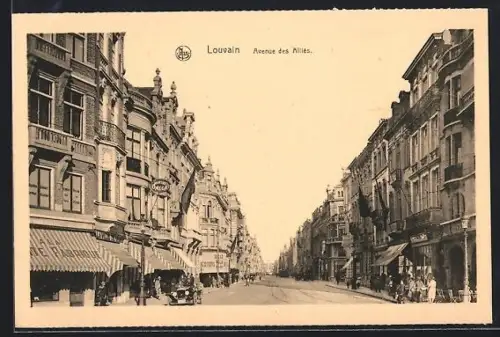 AK Louvain, Avenue des Alliés