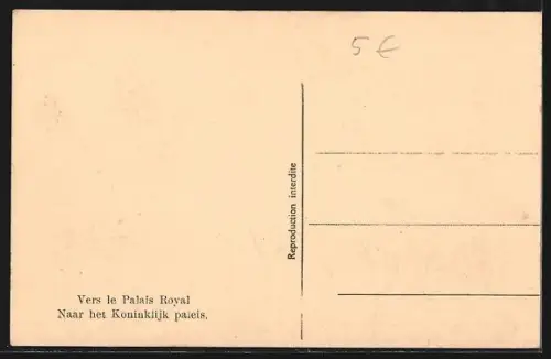 AK Bruxelles, L`avènement du Roi Léopold III, 1934