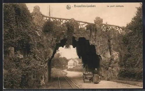 AK Bruxelles-Lacken, Le pont rustique