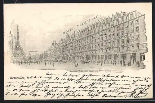 AK Bruxelles, Hotel Metropole, Gare du Nord