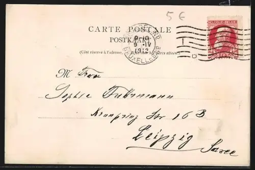 AK Bruxelles, Hotel Metropole, Gare du Nord