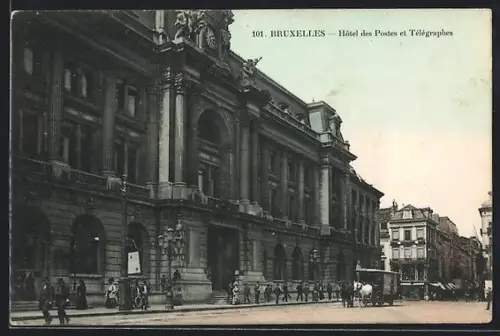 AK Bruxelles, Hotel des Postes et Télégraphes