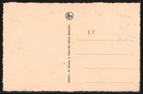 AK Rochefort, Rue Jaquet, Strassenpartie