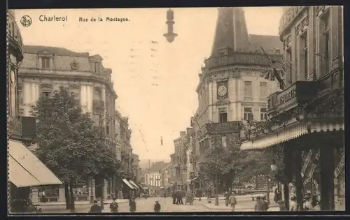 AK Charleroi, Rue de la Montagne, Geschäfte
