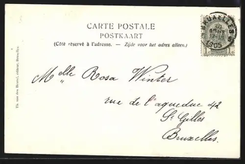 AK Bruxelles, Cortège Historique, Groupe Nationalité Belge