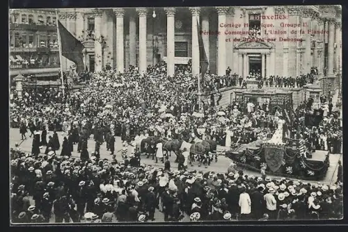 AK Bruxelles, Cortège Historique, Periode Communale, L`Union de la Flandre