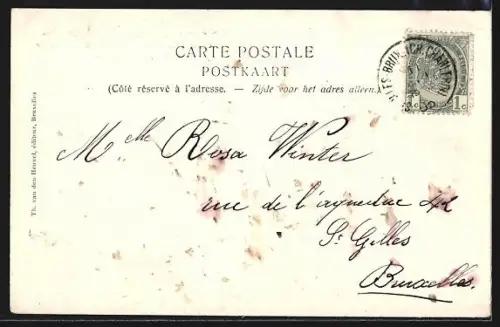 AK Bruxelles, Cortège Historique, Création des Chemins de fer