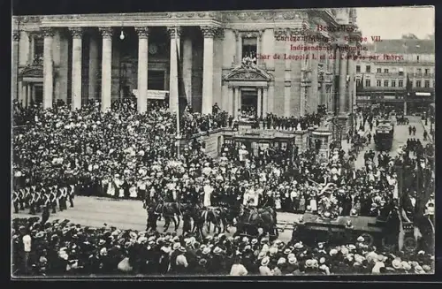 AK Bruxelles, Cortège Historique, Independance Nationale