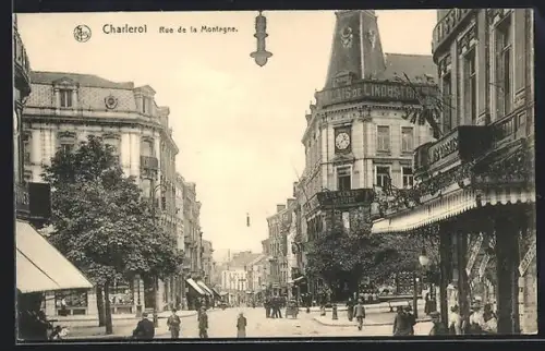 AK Charleroi, Rue de la Montagne, Geschäfte