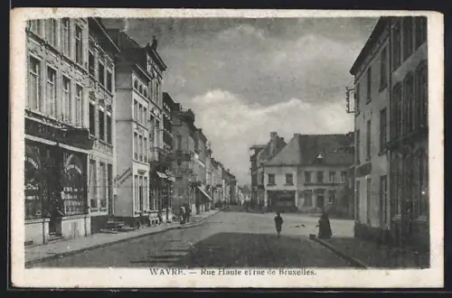 AK Wavre, Rue Haute et rue de Bruxelles