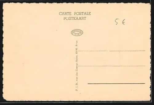 AK Leopoldsburg, Statiestraat, Hotel du Chemin de Fer