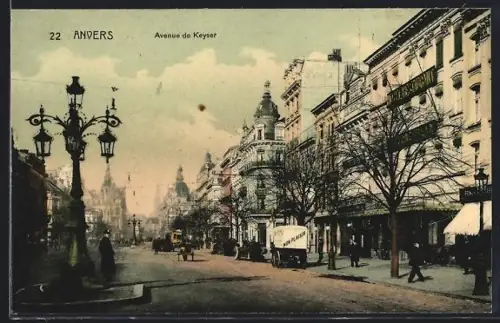 AK Anvers, Avenue de Keyser