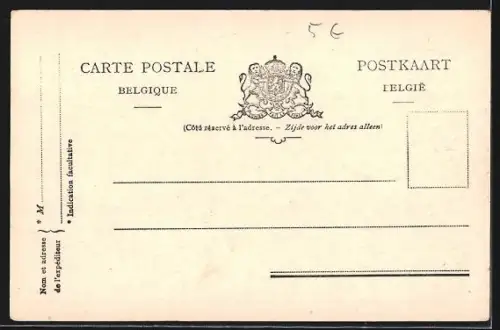 AK Liége, La rue Pierreuse